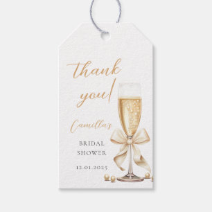 Perlen & Prosecco-Bogen Junggesellinnenabschied Geschenkanhänger
