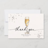 Perlen & Prosecco-Brautjunggesellinnenabschied Dan Einladung (Vorderseite)
