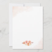 Perlen & Prosecco Brautparty Einladung (Rückseite)