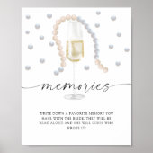 Perlen & Prosecco - Erinnerungen mit der Braut Poster (Vorne)