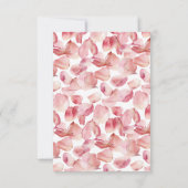 Perlen & Prosecco Modernes rosa Brautparty Einladung (Rückseite)