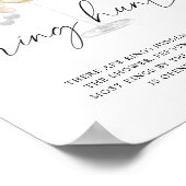 Perlen & Prosecco - Ringjagd Brautparty Poster (Ecke)