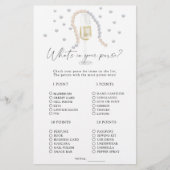 Perlen & Prosecco Was ist in Ihrem Geldbörsenspiel (Vorderseite)