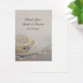 Perlen, Ring- und Blue-Lace-Gastgeschenk Hochzeit (Schreibtisch)