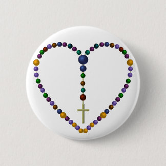 Perlen-Rosenbeet #1 Button