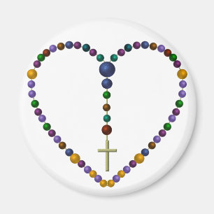 Perlen-Rosenbeet #1 Magnet