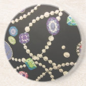 Perlen Sandstein Untersetzer (Vorne)