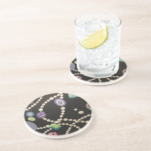 Perlen Sandstein Untersetzer (Seite)