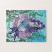 "Perlen Sie" Meerjungfrauphantasie-Kunst Puzzle (Horizontal)