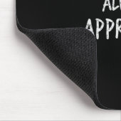 Perlen sind immer angemessen Jackie Kennedy Zitat Mousepad (Ecke)