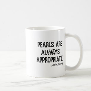 Perlen sind immer geeignete Clic Fashion Damen Kaffeetasse