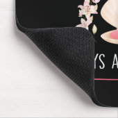 Perlen sind immer passend Klickelegante Zitat Mousepad (Ecke)
