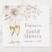 Perlen Sparkling Weinetikett Schaumweinetikett (Einzelnes Label)