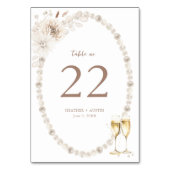 Perlen Tischnummer (Vorderseite)