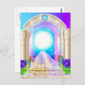 Perlen-Tore Postkarte (Vorne/Hinten)