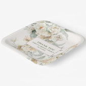 Perlen und Brautparty der Staatsanwaltschaft Pappteller (Gewinkelt)