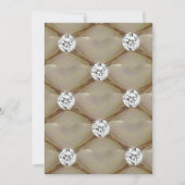 Perlen und Diamanten Einladung (Vorderseite)