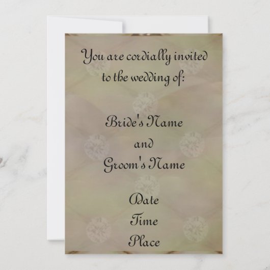 Perlen und Diamanten Einladung (Rückseite)