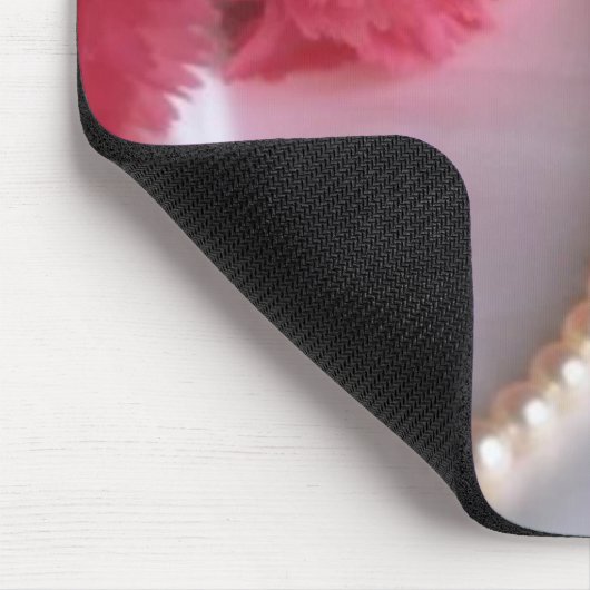 Perlen und Gartennelken - Teamwork mousepad (Ecke)
