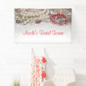 Perlen und Juwelen der Roten Valentinischen Liebe Banner (Insitu)