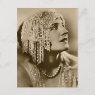 Perlen und Mode Postkarte