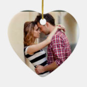 Perlen und perfekter Pfirsich des Spitze-Fotos | Keramik Ornament (Hinten)