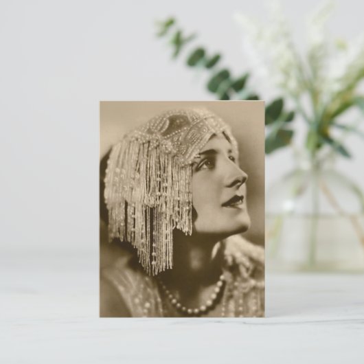 Perlen und Perlen Postkarte (Stehend Vorderseite)