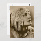 Perlen und Perlen Postkarte (Vorne/Hinten)