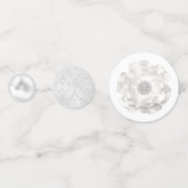 Perlen und Personalisiertes Brautparty Prosecco Konfetti (Vorderseiten)