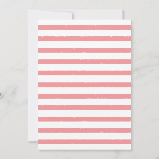 Perlen und Prosecco | Bow Watercolor-Brautparty Einladung (Rückseite)