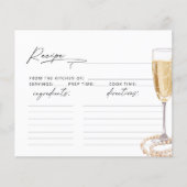 Perlen und Prosecco Brautparty (Vorderseite)