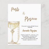 Perlen und Prosecco-Brautparty (Vorderseite)