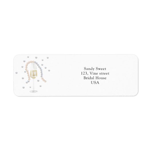 Perlen und Prosecco - Brautparty (Vorne)