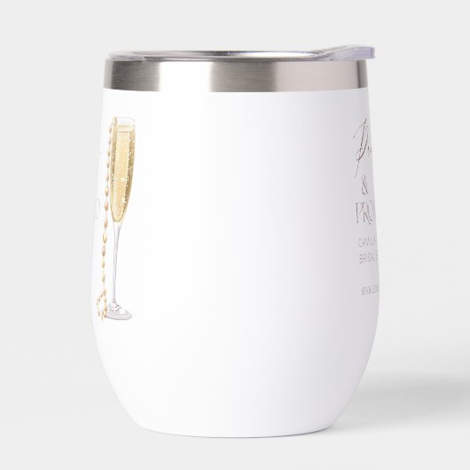 Perlen und Prosecco-Brautparty (Links)