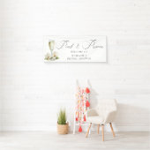 Perlen und Prosecco-Brautparty Banner (Insitu)