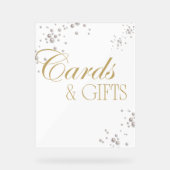 Perlen und Prosecco-Brautparty, Bridal Brunch Acrylschild (Vorderseite)