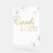 Perlen und Prosecco-Brautparty, Bridal Brunch Acrylschild (Winkel)