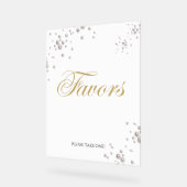 Perlen und Prosecco-Brautparty, Bridal Brunch Acrylschild (Winkel)