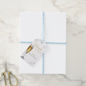 Perlen und Prosecco-Brautparty, Bridal Brunch Geschenkanhänger (Mit Garn)