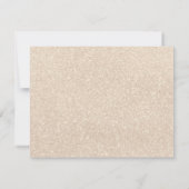 Perlen und Prosecco-Brautparty Dankeskarte (Rückseite)