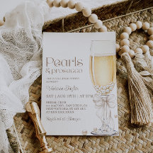 Perlen und Prosecco-Brautparty