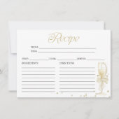 Perlen und Prosecco-Brautparty Einladung (Vorderseite)