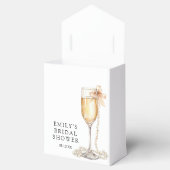 Perlen und Prosecco-Brautparty Geschenkschachtel (Geöffnet)