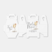 Perlen und Prosecco-Brautparty Geschenkschachtel (Ungefaltet)