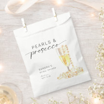 Perlen und Prosecco Brautparty Minimal 