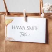 Perlen und Prosecco-Brautparty Platzkarte