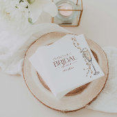 Perlen und Prosecco-Brautparty Serviette