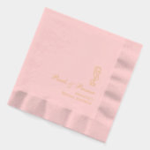 Perlen und Prosecco Bridal Foil Stamps Servietten Mit Folie (Links)