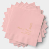 Perlen und Prosecco Bridal Foil Stamps Servietten Mit Folie (Insitu (Gestapelt))