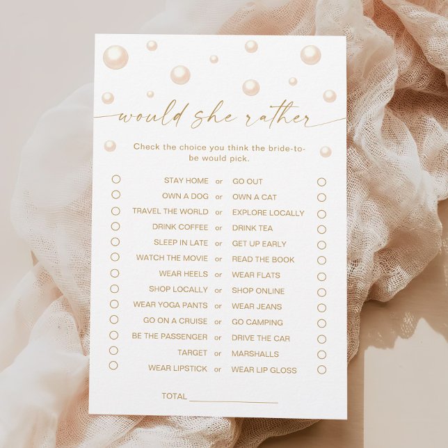 Perlen und Prosecco-Dusche würden sie eher spielen (Von Creator hochgeladen)